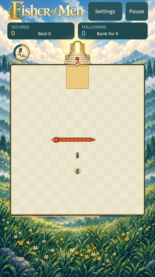 Fisher of Men gameplay on a phone